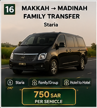 Makkah to Madinah – Family Transfer
